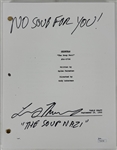 Seinfeld: Larry Thomas Signed & Soup Nazi Inscribed Script (JSA)