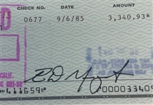 Lot of 2: Ray Manzarek Signed Bank Check and Album (Beckett/BAS)