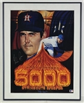 Nolan Ryan Signed Ltd. Ed. 5000 Strikeouts Ron Lewis Lithograph in Framed Display (Beckett/BAS LOA)