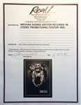 Nirvana: Impossibly RARE Group Signed 1993 “In Utero” Large Format Promo Poster with Extraordinary Provenance Tied Directly to Offices of David Geffen (Jeff Gold Recordmecca & Epperson/REAL LOAs)