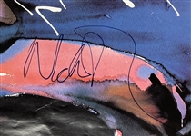 Pink Floyd RARE Group Signed The Wall Scarfe Art Poster with All 4 Original Members! (Ex. Mike Wehrmann)(JSA LOA & Floyd Authentic Guaranteed)