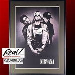 Nirvana: Impossibly RARE Group Signed 1993 “In Utero” Large Format Promo Poster with Extraordinary Provenance Tied Directly to Offices of David Geffen (Jeff Gold Recordmecca & Epperson/REAL LOAs)