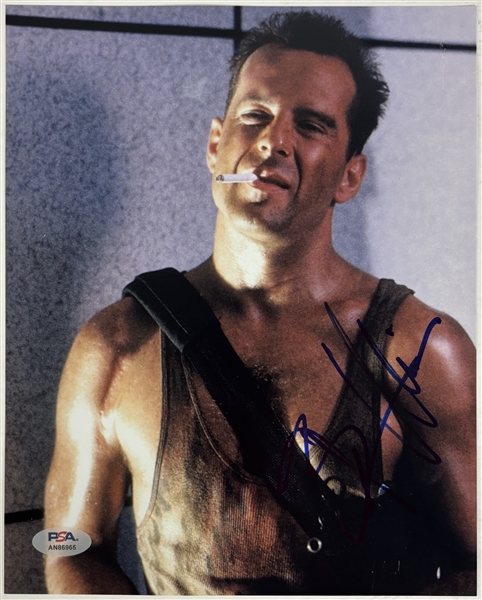 Die Hard: Bruce Willis Signed 8" x 10" Photo (PSA/DNA LOA)