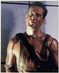 Die Hard: Bruce Willis Signed 8 x 10 Photo (PSA/DNA LOA)