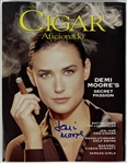 Demi Moore Signed 1996 Cigar Aficionado Magazine (JSA)