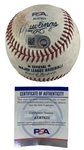Aaron Judge Game Used & Signed OML Baseball :: 7-24-2022 NYY vs BAL :: Judge 4 Hits, 1 HR, 2 RBI w/ 37th HR! (Record-Setting HR Season)(MLB Holo)(PSA/DNA)
