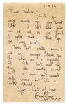 The Rolling Stones: Brian Jones Signed & Handwritten Letter to a Fan (Third Party Guaranteed)