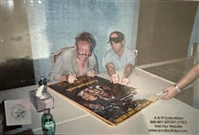 Rodney Dangerfield Signed Caddyshack Movie Poster with Signing Photo & Signed COA (Third Party Guaranteed)