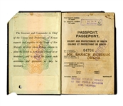 Barack Obama Sr.'s Historically Important 1959 Kenyan Passport (University Archives)(Bitar History)
