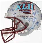 NY Giants 2007-08 Super Bowl Champions Team Signed Ltd. Ed. Full Size Helmet w/ Manning +24 (Steiner)