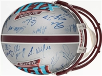 NY Giants 2007-08 Super Bowl Champions Team Signed Ltd. Ed. Full Size Helmet w/ Manning +24 (Steiner)