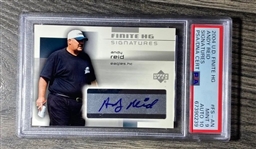 Eagles Andy Reid Signed 2004 Upper Deck Finite HG Trading Card w/ Auto Gem Mint 10! (PSA/DNA Encapsulated)