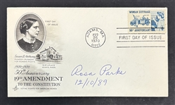 Rosa Parks Signed 'Voting Rights for American Women' First Day Cover (Third Party Guaranteed)