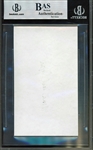 Star Wars: James Earl Jones Signed 3 x 5 Index (Beckett/BAS Encapsulated)