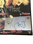 Led Zeppelin: Robert Plant & Jimmy Page Signed 1995 Concert Poster in Framed Display (JSA LOA)