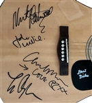 Fleetwood Mac: Rare Group Signed Acoustic Guitar w/ all 5 Members! (PSA/DNA LOA)