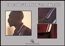 Tupac Shakur Screen Worn & Photo-Matched Shirt from Gang Related (1997)(It's A Wrap LOA & Real Z Photomatching)