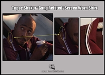 Tupac Shakur Screen Worn & Photo-Matched Shirt from Gang Related (1997)(It's A Wrap LOA & Real Z Photomatching)