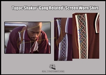 Tupac Shakur Screen Worn & Photo-Matched Shirt from Gang Related (1997)(It's A Wrap LOA & Real Z Photomatching)