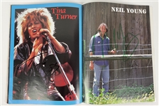Live Aid U.S.A. Extensively-Signed Official Program w/ Bob Dylan, Rolling Stones, Led Zeppelin, Tom Petty, Madonna & Many More! (128 Total Sigs!) (Beckett/BAS LOA) 