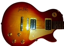 Tom Petty Signed Gibson Epiphone Les Paul Guitar w/ Desirable On-Body Autograph! (PSA/DNA LOA)