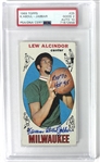 Kareem Abdul Jabbar Impressively Signed 1969 Topps Rookie Card with Full Name Auto & "ROY 70 & HOF 95" Inscription! (PSA/DNA GEM MINT 10 Autograph)