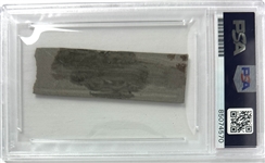 Thomas Edison Signed Sheet with Unique Double Umbrella Signature (PSA/DNA Encapsulated)