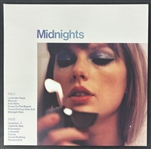 Taylor Swift Signed 'Midnights' Album Insert w/ Moonstone Album & Blue Edition LP (Third Party Guaranteed)