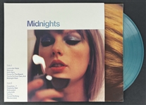 Taylor Swift Signed 'Midnights' Album Insert w/ Moonstone Album & Blue Edition LP (Third Party Guaranteed)