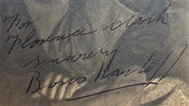 Boris Karloff Vintage Signed & Inscribed 5 x 7 Photo (JSA LOA)