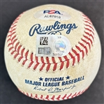 Freddie Freeman Game Used & Signed OML Baseball :: Used 5-13-2023 SD vs. LAD :: Freeman Hit for a Double! (PSA/DNA & MLB Hologram)