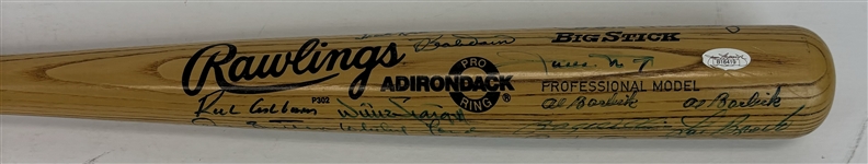 Baseball Hall of Famers Multi-Signed Rawlings Big Stick P302 Bat w/ Williams, Mays, Banks, & Many More! (31 Sigs)(JSA Sticker)