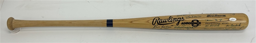 Baseball Hall of Famers Multi-Signed Rawlings Big Stick P302 Bat w/ Williams, Mays, Banks, & Many More! (31 Sigs)(JSA Sticker)