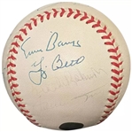 MLB All-Century Team Multi-Signed Auto OAL Baseball w/ Ripken, Aaron, & More! (11 Sigs)(Beckett/BAS)