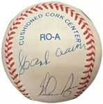 MLB All-Century Team Multi-Signed Auto OAL Baseball w/ Ripken, Aaron, & More! (11 Sigs)(Beckett/BAS)