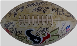 2002 Houston Texans Multi-Signed Inaugural Season Football (Beckett/BAS)