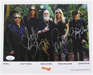 Judas Priest: Group Signed Ltd. Ed. 8 x 10 Photo (4 Sigs)(JSA)