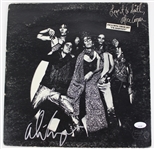 Alice Cooper Lot of Two (2) Signed Album Covers (JSA)