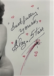 Blaze Starr Signed & Bustfully Yours Inscribed 8 x 10 Photo (JSA) 