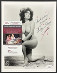 Blaze Starr Signed & Bustfully Yours Inscribed 8 x 10 Photo (JSA) 