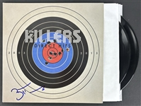 The Killers: Brandon Flowers Signed Direct Hits Album Cover (JSA)