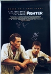 Christian Bale & Mark Wahlberg Signed Full Size The Fighter Movie Poster (JSA LOA)