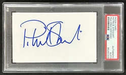Patrick Stewart Signed 3 x 5 Index Card (PSA/DNA Encapsulated)