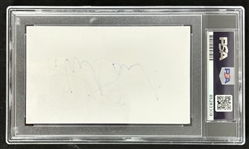 Patrick Stewart Signed 3 x 5 Index Card (PSA/DNA Encapsulated)