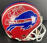 Jim Kelly Signed Full Size PROLINE Bills Helmet w/ Machine Gun Inscription! (Beckett/BAS)