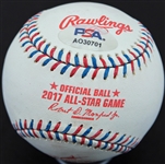 Aaron Judge Signed 2017 All-Star Game Baseball (First All-Star Game!)(PSA/DNA)