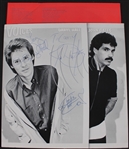 Daryl Hall & John Oates Band Signed Voices Album Cover (4 Sigs)(Beckett/BAS LOA)