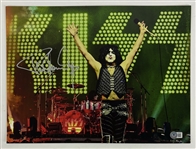KISS: Paul Stanley Signed 12 x 16 Photograph (Beckett/BAS)