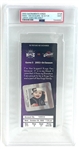 2003-04 LeBron James NBA Debut Ticket Stub From Game vs. Sacramento On 10/29/2003 (PSA/DNA Encapsulated)