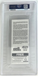 2003-04 LeBron James NBA Debut Ticket Stub From Game vs. Sacramento On 10/29/2003 (PSA/DNA Encapsulated)